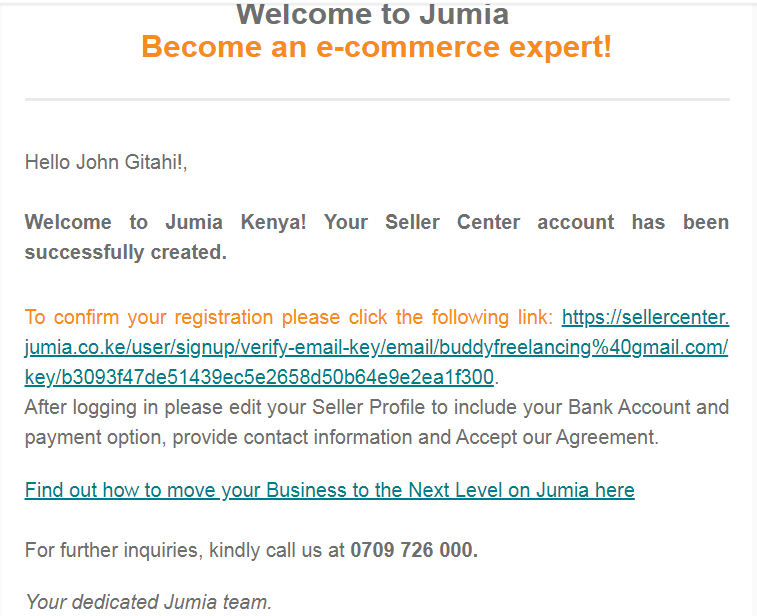 How much does it cost to register on Jumia as a seller?