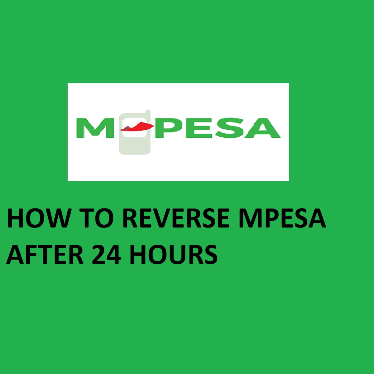 How to Reverse Mpesa after 24 Hours