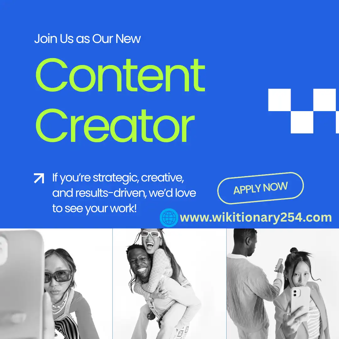 Content Creator Job in Kenya