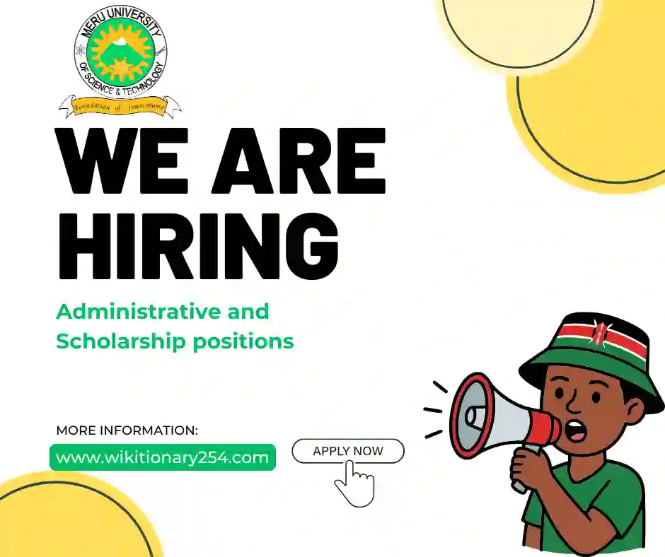Meru University Vacant Jobs