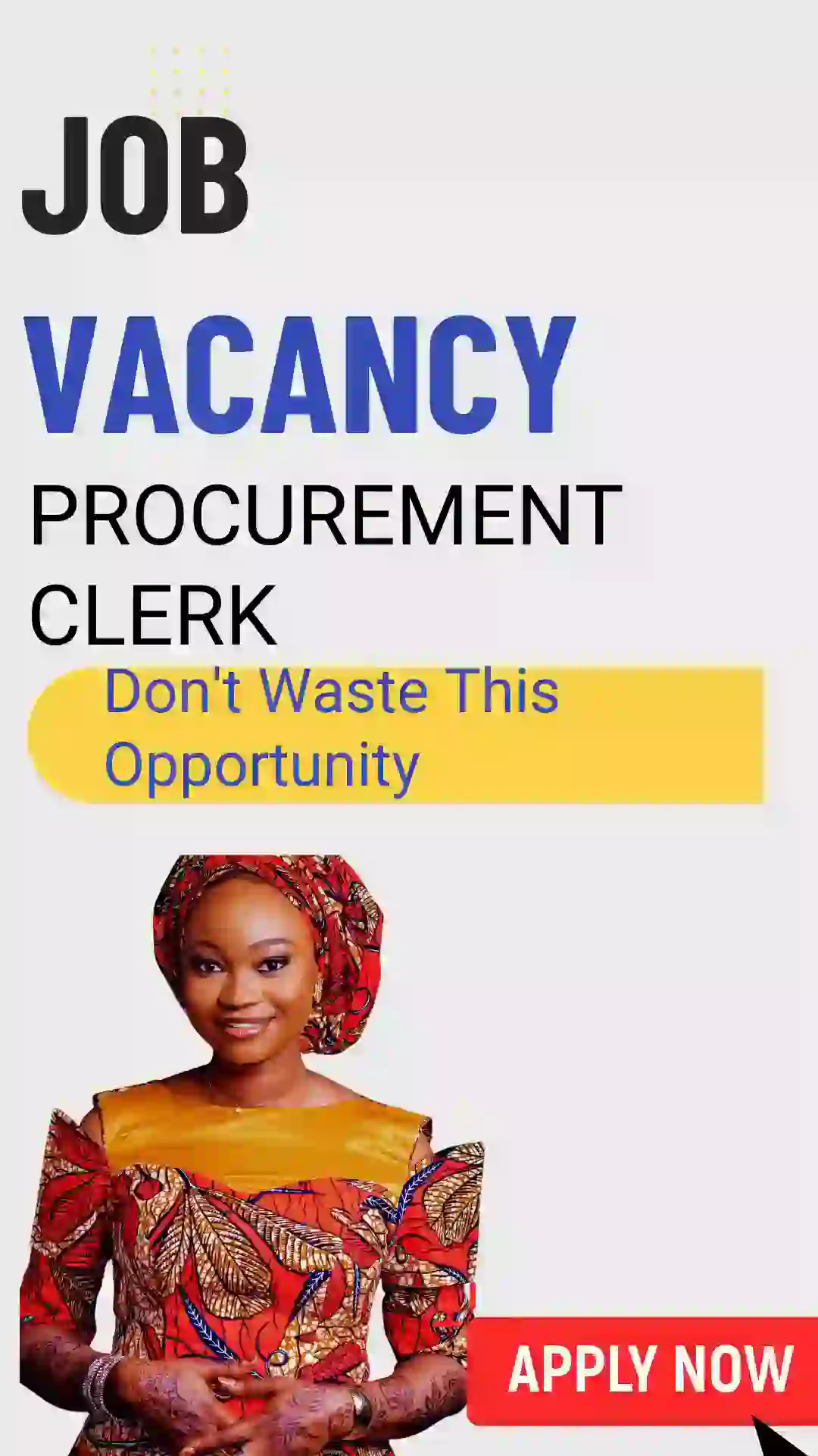 Procurement Clerk Vacancy