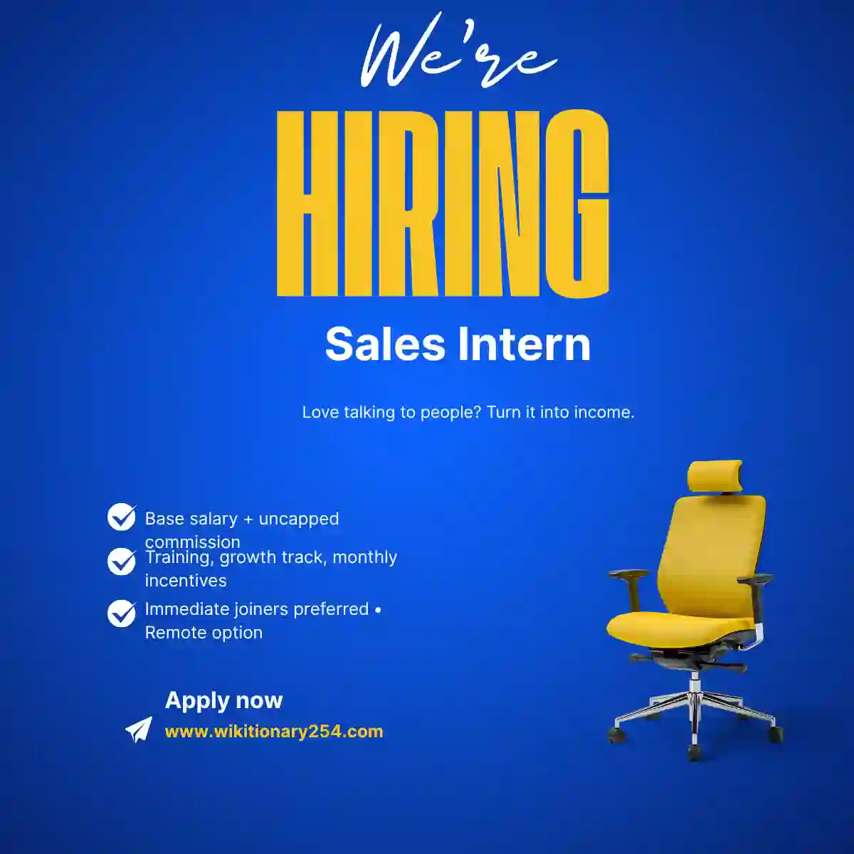 sales intern